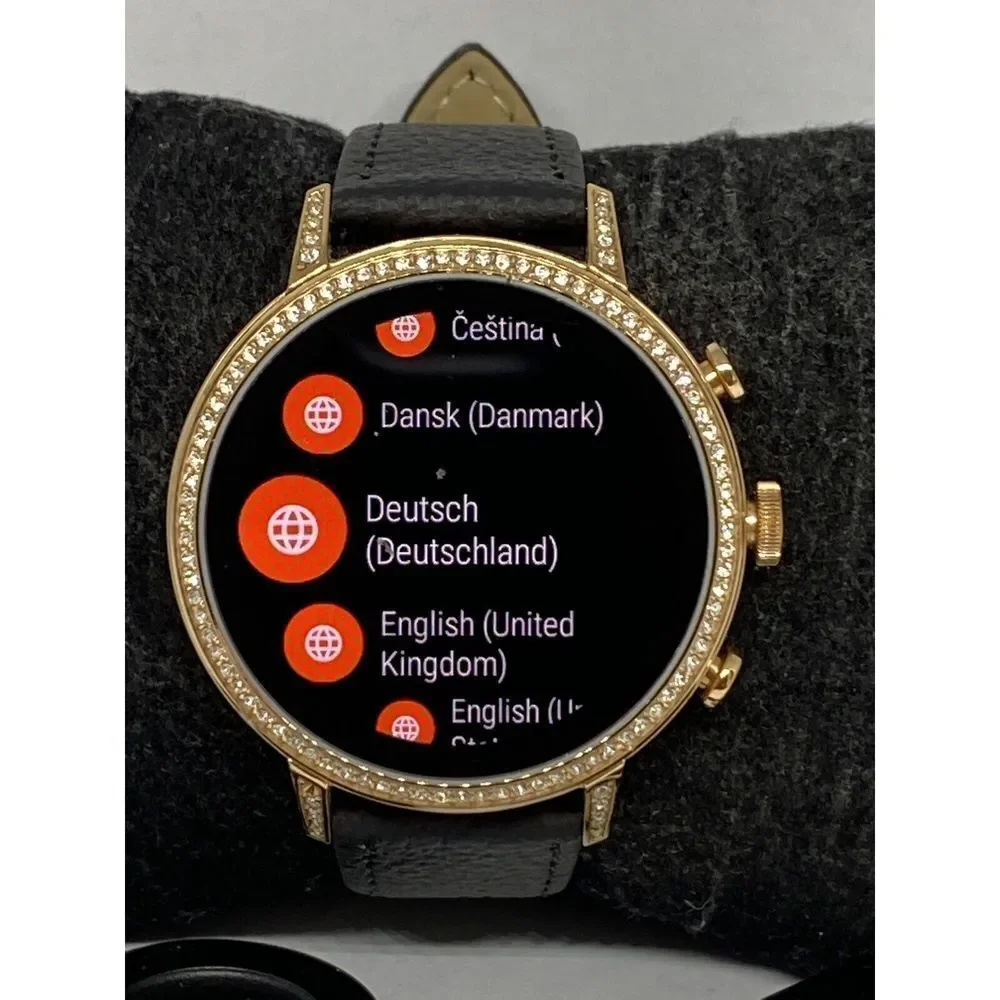 Fossil Gen 4 Authentic Digital Dial Smart Watch Custom Band FTW6015 LT293